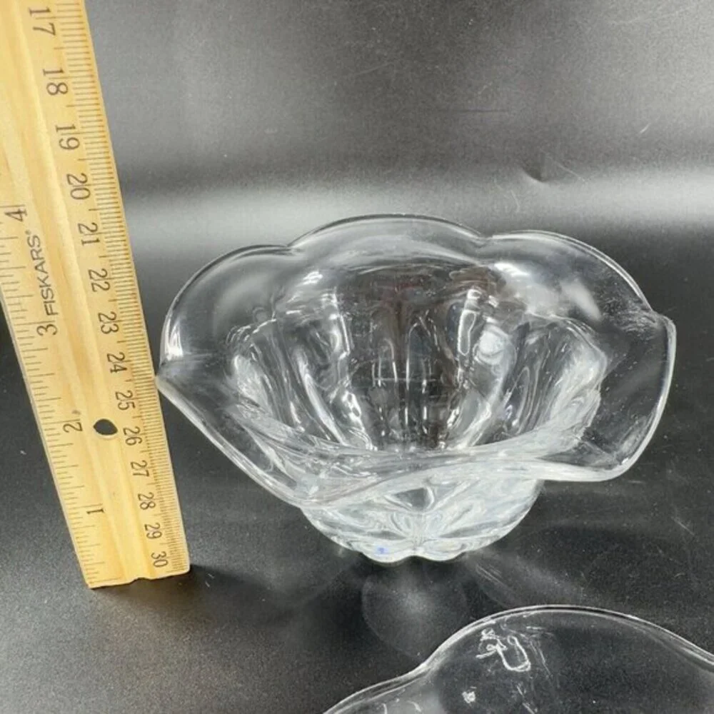 Duncan Miller Glass Company Canterbury Clear Teacup And Saucer‎ Manganese 365nm